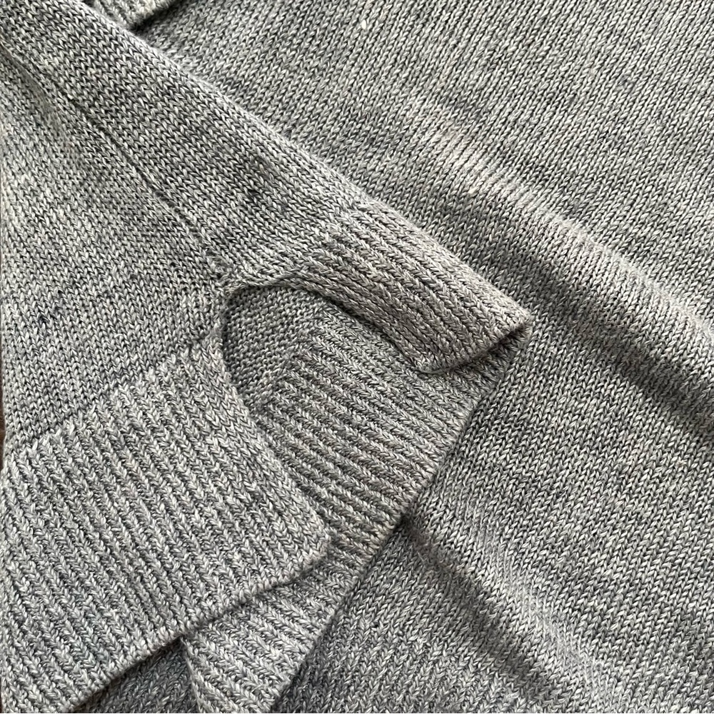 Todd Snyder 100% linen two tone blue strip gray crewneck sweater 2XL *Read - Picture 8 of 16